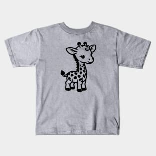 Giraffe Calf Kids T-Shirt